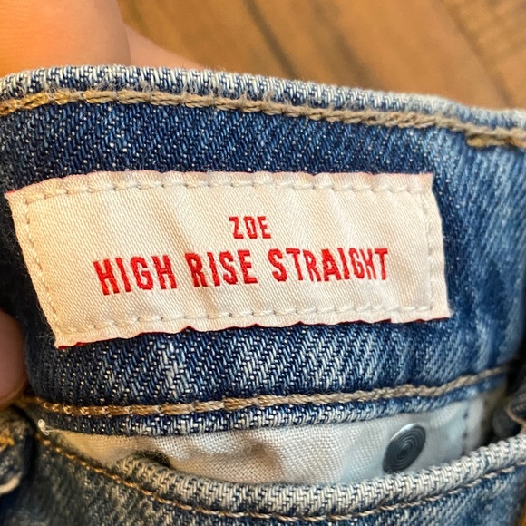 Lucky Brand Light Blue Frayed Hem Jeans - Picture 3 of 9